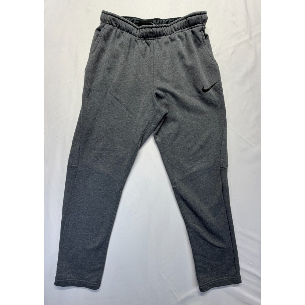Nike Therma-Fit Sweatpants Mens M Charcoal Fleece Lined Athletic Gym & Training